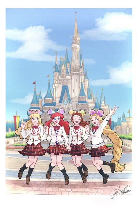 🍃🌸春キャン×プリンセス🌷👑 