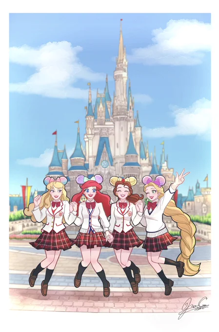 🍃🌸春キャン×プリンセス🌷👑 