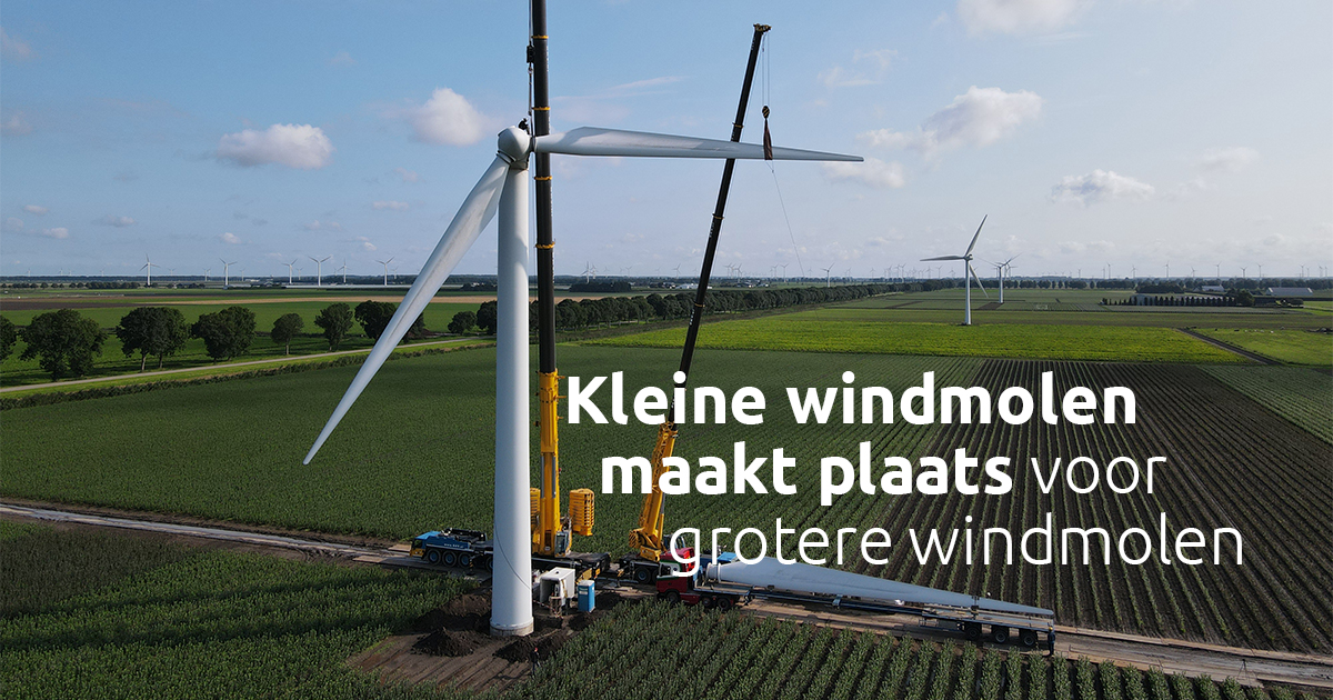 De bouw van ons grootste windproject ooit is in volle gang! 👷 In ons nieuwste artikel nemen we je mee in de huidige status van onze windparken bij Windplan Groen en lees je meer over hoe oude windmolens plaats maken voor moderne windmolens: bit.ly/3IftaEC 🚧