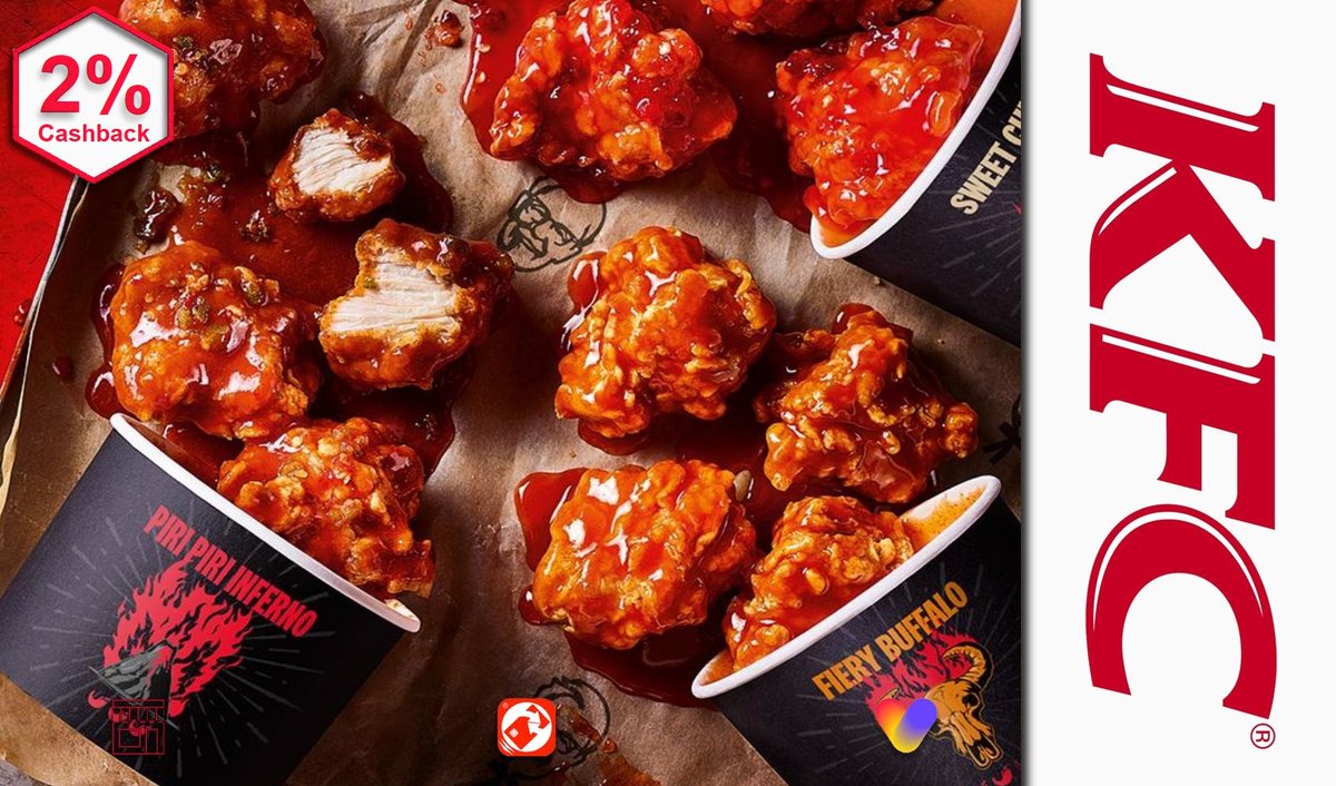 2% Cashback Online <a href="/kfc/">KFC</a> The Home of Fried Chicken! Upload your receipt to cashbackAPP.🍗🧺🥤🫘🌽 cashbackapp.com