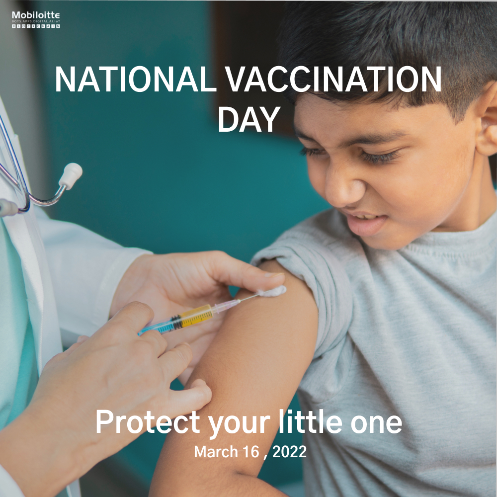 Mobiloitte's tweet photo. National Vaccination Day!

"Vaccines are overwhelmingly safe and effective and the benefits vastly outweigh the risk."

#national_vaccination_day #safe_children #safe_nation https://t.co/bBPRLDmgus