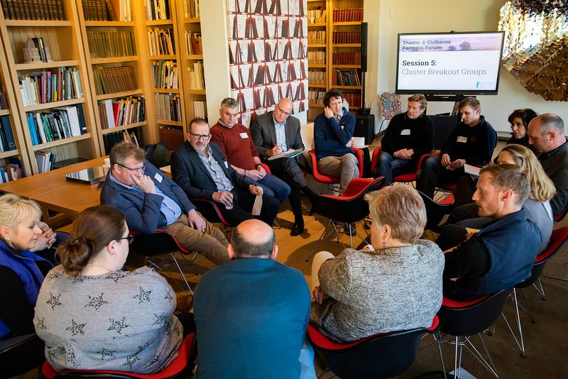 RiverThameCT's tweet photo. Our Farmers Forum brought together clusters from across the Thame &amp; Chilterns to create a better connected group of land managers looking to protect and restore nature on their farms.

We can't wait to see what comes out of this day of learning, networking, and collaborating. https://t.co/3QgVGPEeNM