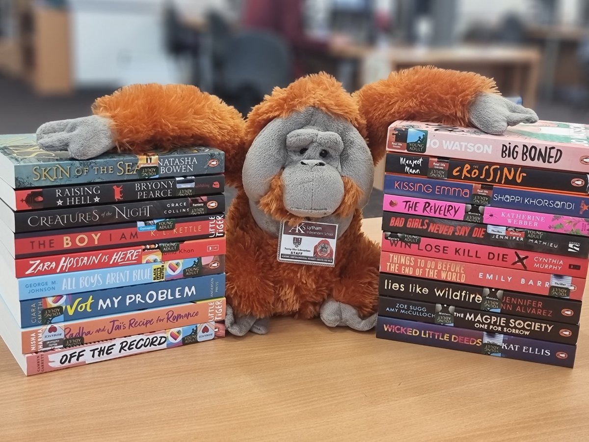 Terry, the Librarian, has taken delivery of some new books for our students.  All catalogued and ready for reading!