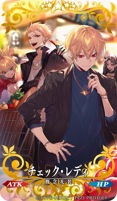 『Fate/Grand Order』の期間限定イベント《バトル・イン・ニューヨーク 2022 ～スペース・オデュッセウス対ニコラ・テスラ～》のイベント報酬礼装【チェック・レディ】のイラストを描かせて頂きました!是非手に入れてみてください! 
