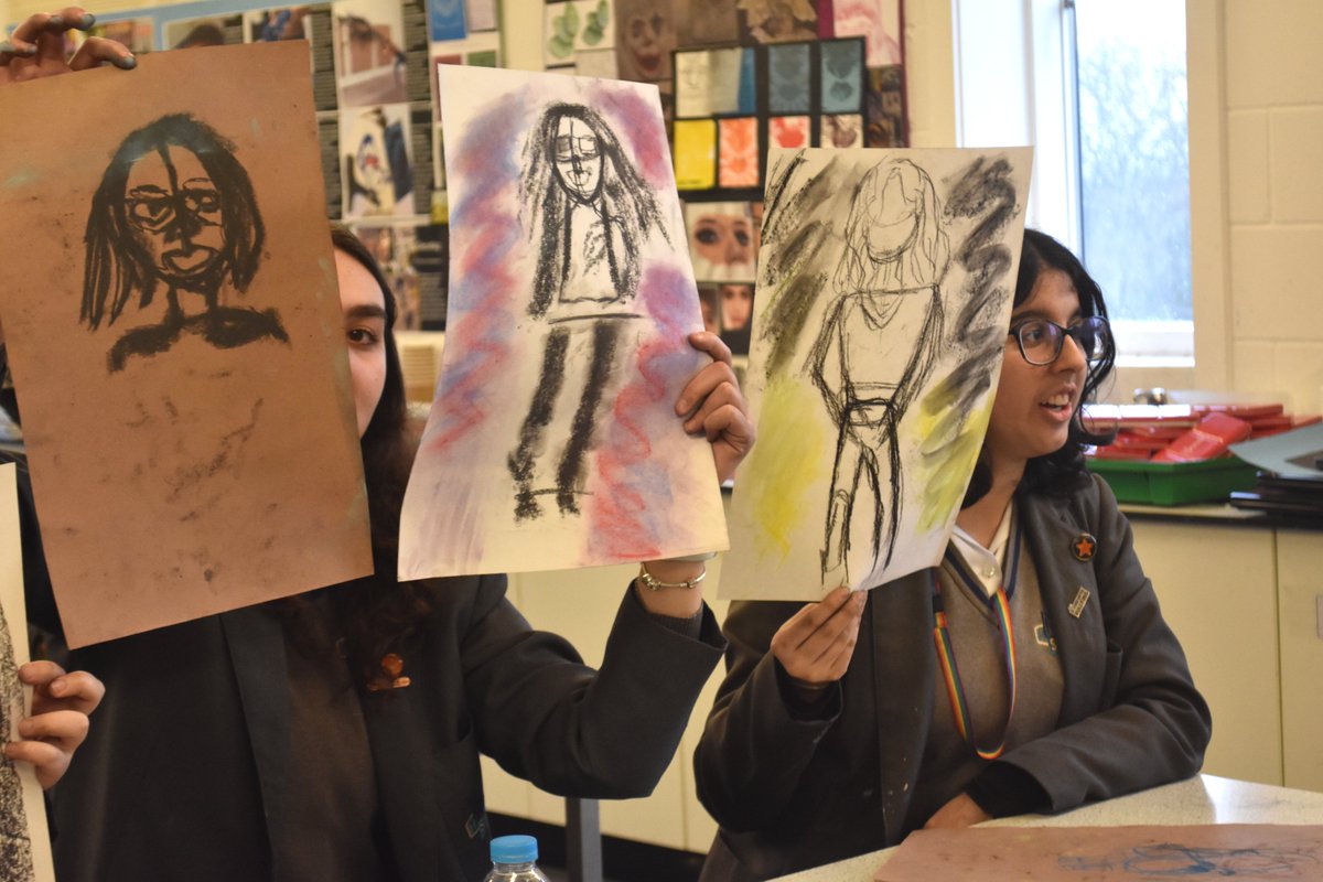 hhs_arts's tweet photo. Here are the Y11's enjoying the Life Drawing workshop this morning led by 2B or not 2B Collective! Thanks to Jess and Erhan for such a wonderful session! ✏️💫 @HHSHaringey https://t.co/1YttUojeSb