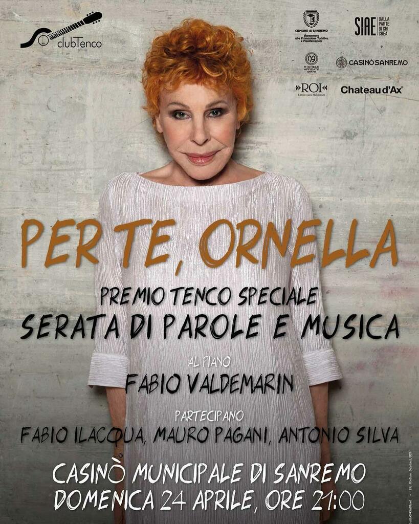 È il primo appuntamento dell’anno.
Abbiamo voluto cominciare alla grande!!!
#PremioTenco speciale per @ornellavanoniofficialpage instagr.am/p/CbKW1nyMVnn/