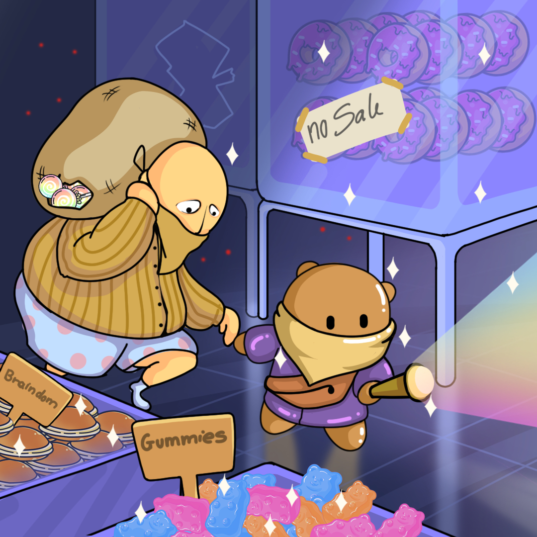 gingerjoygames's tweet photo. Braindompuzzle X Gummies Gang

3 WL Spots for @GummiesGangNFT 

 - follow @GummiesGangNFT+ @Braindompuzzle
 - like + RT 

ends in 24 hours. Good Luck! 

DYOR! https://t.co/MCapNexhx0
