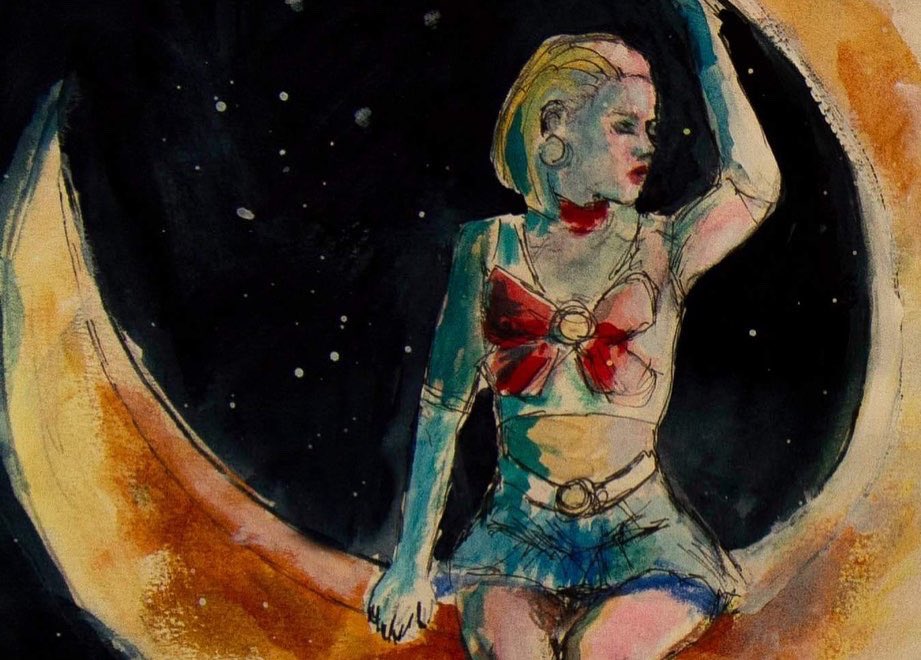 karinaryuhei's tweet photo. My new #art with my favorite @BlairStClair ..

Today #art is inspired with a #SailorMoon theme which I used to watch as a child 😎. 

Technique: #watercolors and #markers 

#イラスト #anime #fineart #universe #moon #paintings #illustration #blairstclair https://t.co/ixUXGK20yG