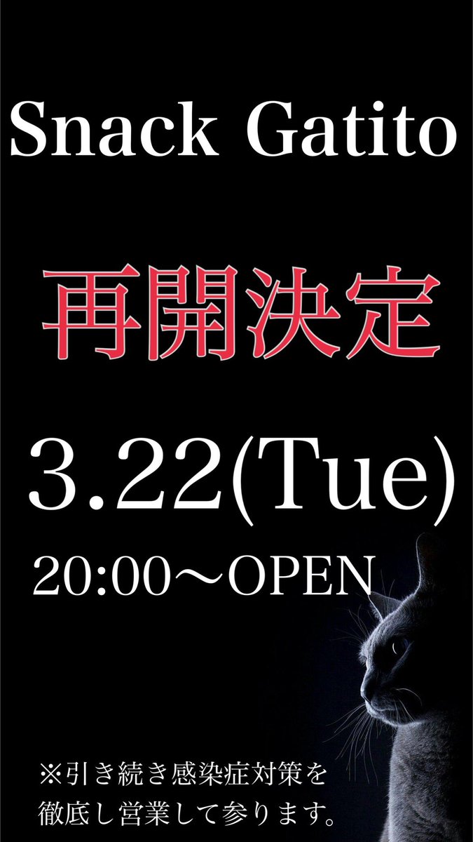GatitoSnack's tweet photo. いよいよ！

再開で多忙になるため
当店では一緒に働いてくれるスタッフを募集しております！
当店では30代も活躍中です♡
#豊田市 #豊田市駅 #スナック #スナックガティート #ノルマなし #バイト募集中 #ホステス #スタッフ募集 https://t.co/mkRNmx1AFp