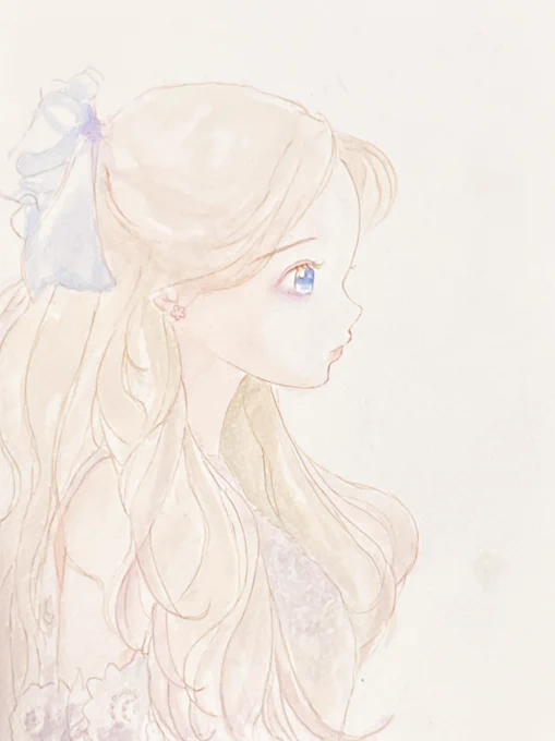 誰かを愛して誰かを失った人は、何も失っていない人よりも美しい
-イルマーレ-
#イラスト #水彩画 #art #illustration #drawing #絵描きさんと繋がりたい 