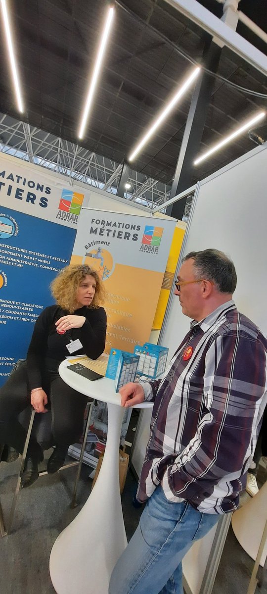 fran_dgp's tweet photo. @adrarformation Le pôle Industrie &amp; Bâtiment de l'ADRAR est présent les 16 et 17 mars 2022 au salon du #MEET stand OF3 ! 
Présentation des métiers de la Fibre optique, Génie thermique et climatique en live. 
#TAF #TAFtoulouse https://t.co/0xr1uwlm7t