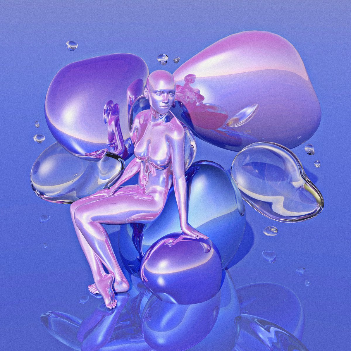 pegasvz's tweet photo. 3DCG Sculpt Art / Mercury 🌸 https://t.co/NWBYBVbye9