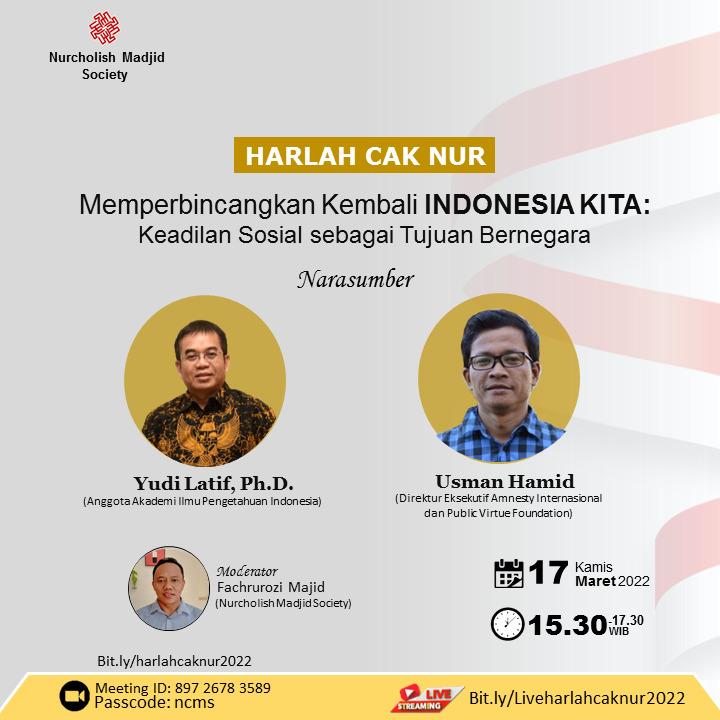 Emwe_Nafis's tweet photo. Ikutilah Petingatan Hari Ulang Tahun Cak Nur, seorang ulul albab dan guru bangsa https://t.co/CZTb79C3EW
