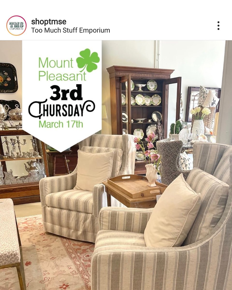 MountMain's tweet image. This Thursday, March 17th #shopthemount #thirdthursdays #mountpleasanttennessee  #visitmountpleasanttennessee #shopsmall #themount