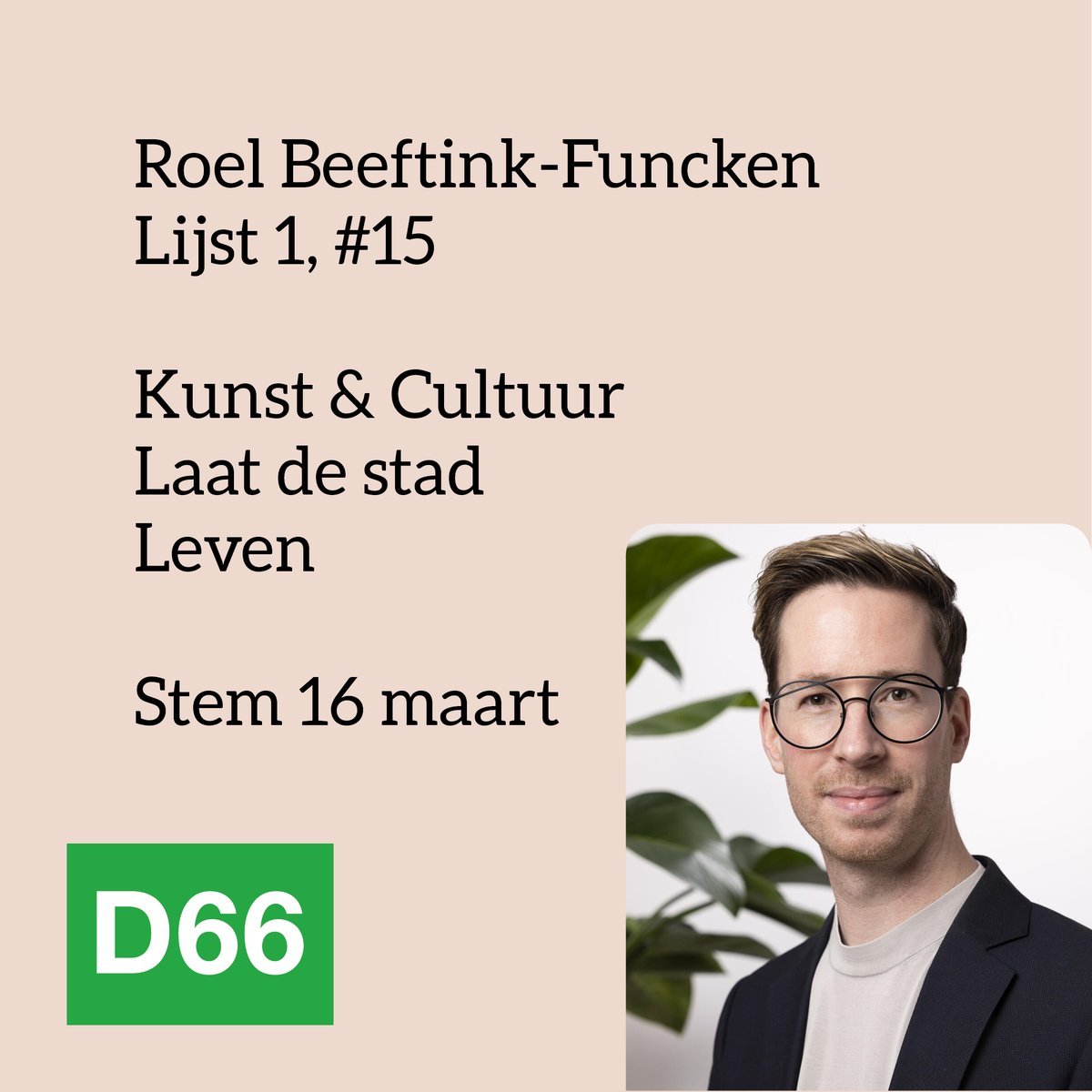 Tot vanavond 21.00 uur kun jij je stem nog uitbrengen.
Ik ben kandidaat-raadslid voor <a href="/D66Leiden/">D66 Leiden</a>, lijst 1 - nummer #15. #gr22 #leiden #TeamD66 #StemD66