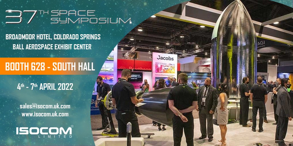 isocomuk's tweet photo. 3 weeks until we visit Colorado Springs for the 
@SpaceFoundation 37th Space Symposium. Join us at booth 628 to connect and discuss your #radhard #hirel #spacecomponent requirements #spaceelectronics #optoelectronics #powermosfets #SpaceCommunity https://t.co/4uAXZOC1IW