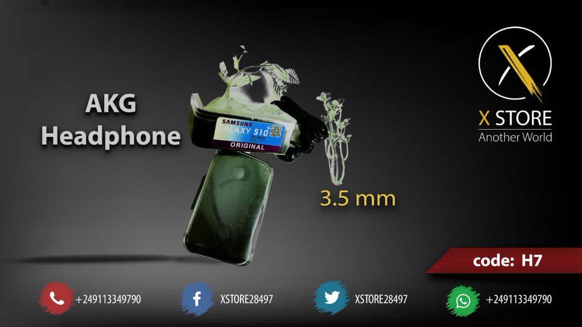Xstore28497's tweet photo. سماعة AKG
3.5 mm
السعر 1200 SDG
for order DM or Whatsaap
Delivery 800 SDG https://t.co/Us9c09JG1z