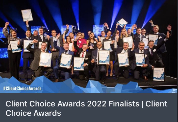 We are proud to announce that Accru has been shortlisted for three Client Choice Awards in 2022! 

- Best Accounting &amp; Consulting Services Firm
- Best CX Firm: Accounting &amp; Consulting Services
- Most Innovative Firm

Thank you all!

#Accru #beatons #clientchoiceawards