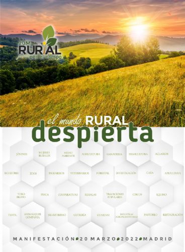 Kanqel's tweet photo. Manifestación en Madrid el próximo 20 de marzo por un presente y futuro mejor para el campo.

#20mRural                                           #JuntosPorElCampo
                    #ElMundoRuralDespierta https://t.co/pupfVM87Lo