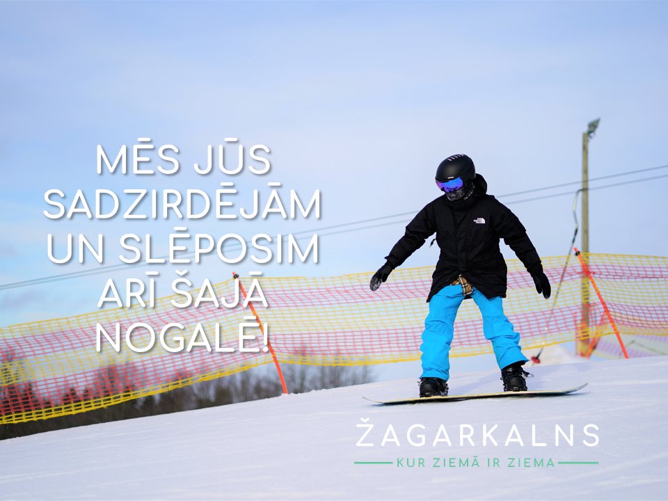 zagarkalns's tweet photo. Cienījamie klienti, pateicoties jūsu neskaitāmajiem lūgumiem un aicinājumiem - mēs varam paziņot lieliskas ziņas! 🥳🤩
Šajā nedēļas nogalē vēl būs iespēja noslēgt slēpošanas sezonu!⛷😇 
Slēposim gan sestdien, gan svētdien no plkst. 9:00 līdz 18:00!
Ieslēposim pavasarī kopā! :) https://t.co/htQKl0B2Hp