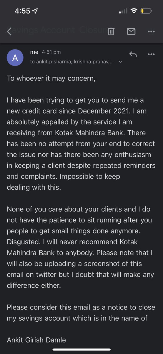 AnkitDamle's tweet photo. @KotakBankLtd @udaykotak https://t.co/sTzbVGIYEC