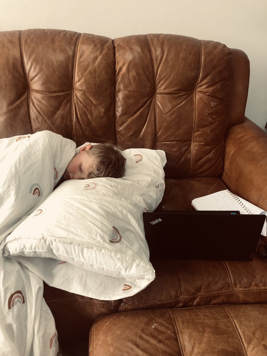 vicky_strong7's tweet photo. Thank goodness for Microsoft Teams (and coffee)! #lifeasaworkingmum #poorlyboy https://t.co/oFeUUURg7D