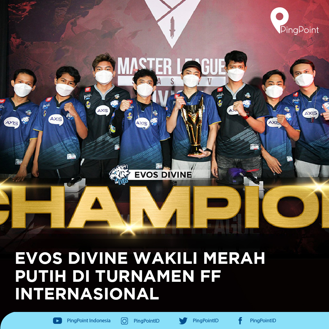 PingPointID's tweet photo. Berhasil meraih gelar juara di FFML Season V Divisi 1, Evos Divine menjadi perwakilan Indonesia di turnamen eSports internasional. https://t.co/wiReqpBbiC
#EVOS #EVOSDivine #FFML #FFML2022 https://t.co/FllfaH2dMF