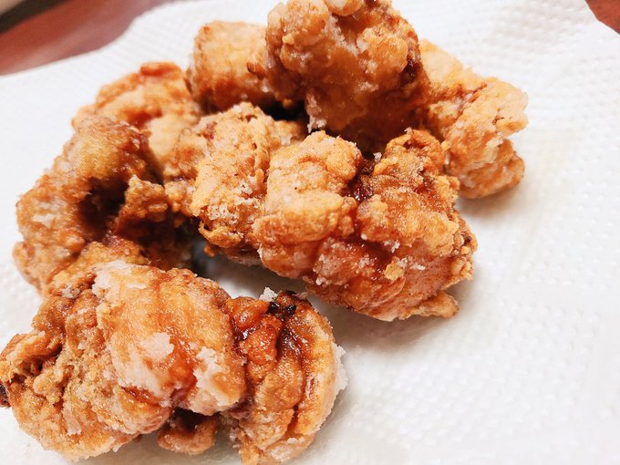 唐揚げができました🐥 