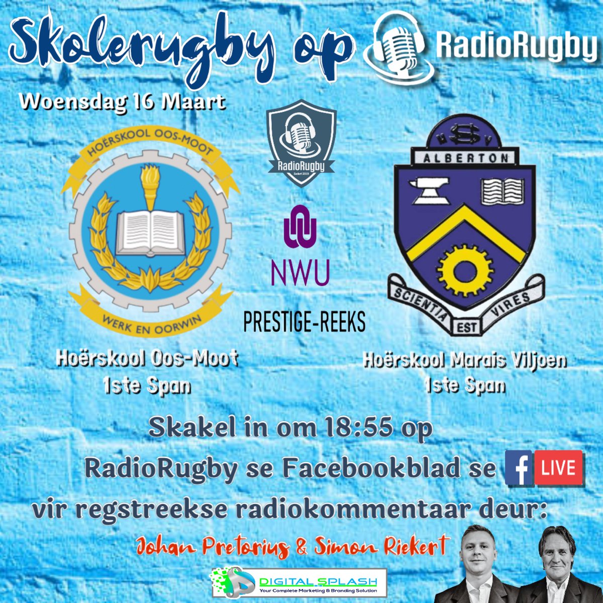 JohanPretoors's tweet photo. Op Facebook Live van @RADIORUGBY2 https://t.co/dhi18ZWdYO