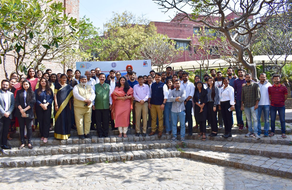 Department of AD &amp; PR in collaboration with Public Relations Society Delhi organized an on-ground event "Talent Hunt Competition" at IIMC, Delhi Campus. @ProfSanjay_IIMC, DG (IIMC) inaugurated the event. 

#PublicRelations #Media #Journalism