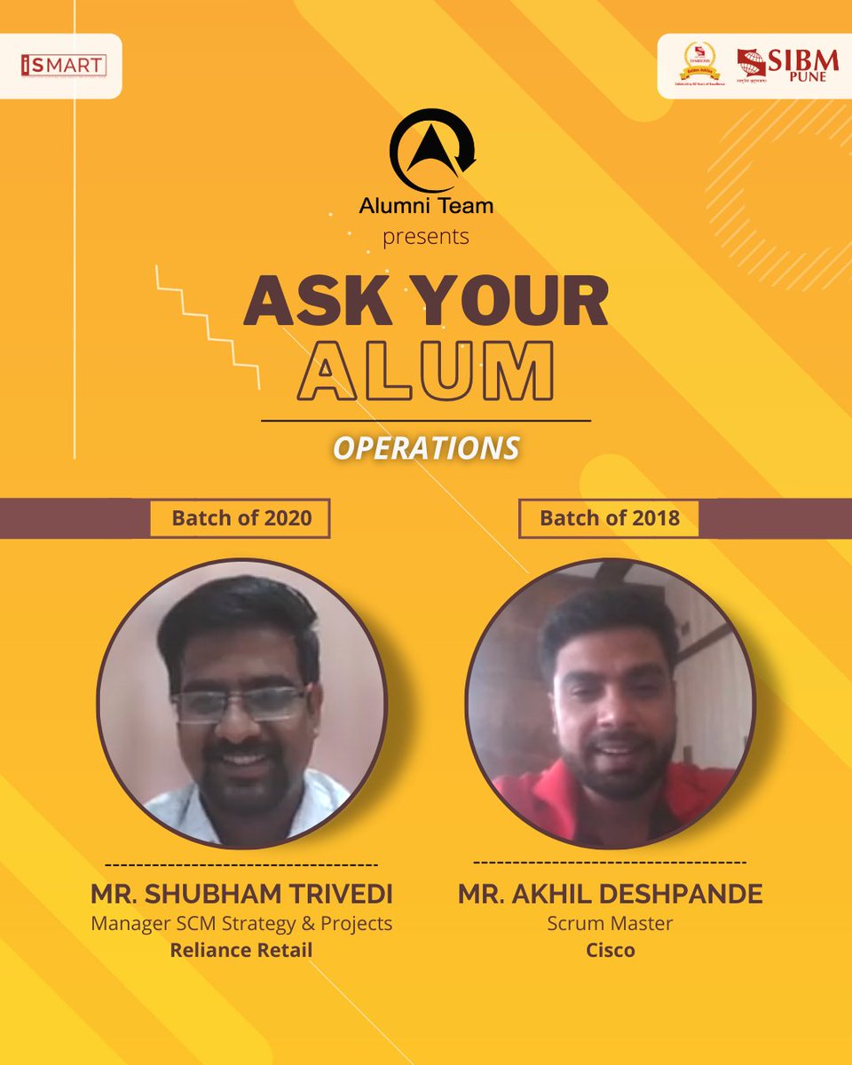 SIBMPune's tweet photo. SIBM Pune had the opportunity to host its alumni as a part of the Ask Your Alum organized by the Alumni Team of SIBM Pune. We are grateful to all the alumni for their time and patience in sharing their journeys and answering the many questions.

#SIBMPune #AlumniTeam #Askyouralum https://t.co/1pwRvsQ0Ag