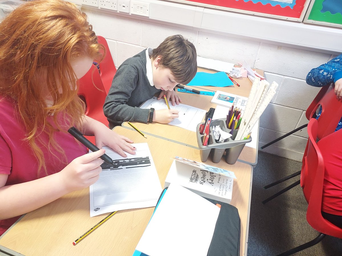 StAndrewsTweets's tweet photo. P6 learning to create Blackout poems. Some great results for our first attempt. Well done 😀 #poetry #blackout #firstattempts #creative #writing #poems #literacy https://t.co/zDWPzCrFDm