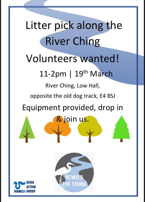 RubyBentall's tweet image. I’m running a litter pick with @RewildTheChing this Saturday in Walthamstow. Come along! ☀️
