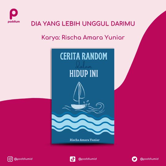 poddiumid's tweet photo. Buku “random” ini ditulis oleh Rischa. Poppy baru baca setengah si, hehe~ https://t.co/cTmbG80FXn