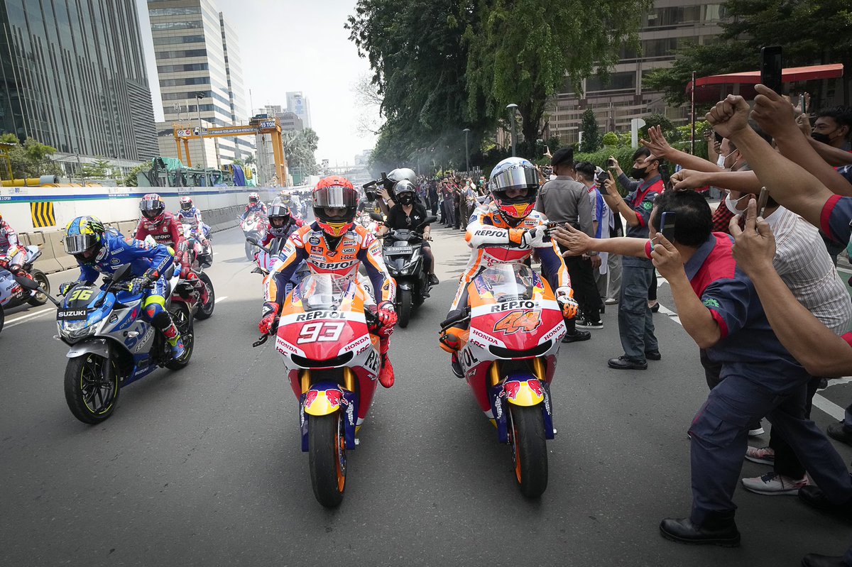 Terima kasih banyak Indonesia 🇮🇩 #OneHeart #SatuHati #Jakarta #MotoGP #IndonesianGP