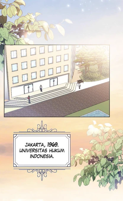 Dimulai dari Ep 32, flashback kepsek dan temennya, Ardhan.

Waktu brainstorming, aku mutusin mereka ambil jurusan hukum karna di tahun 60an bnyak bgt peristiwa penting ttg politik di Indonesia dan sepertinya wajar kalau anak2 muda tertarik sama politik. Nasionalis2 gituu 