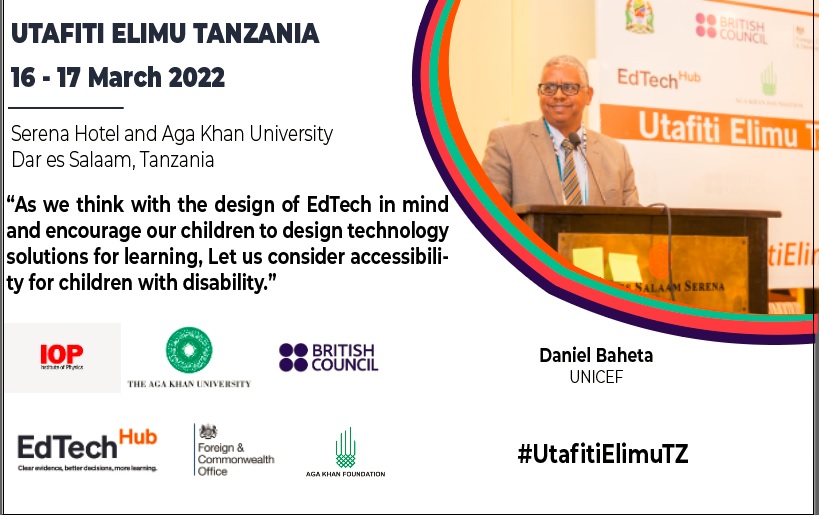 GlobalEdTechHub's tweet photo. On to #EquityandGender, consider access to EdTech by the special needs children #UtafitiElimuTZ @tzBritish @AKUGlobal @vlalbeharie https://t.co/6NOzLtLSn5