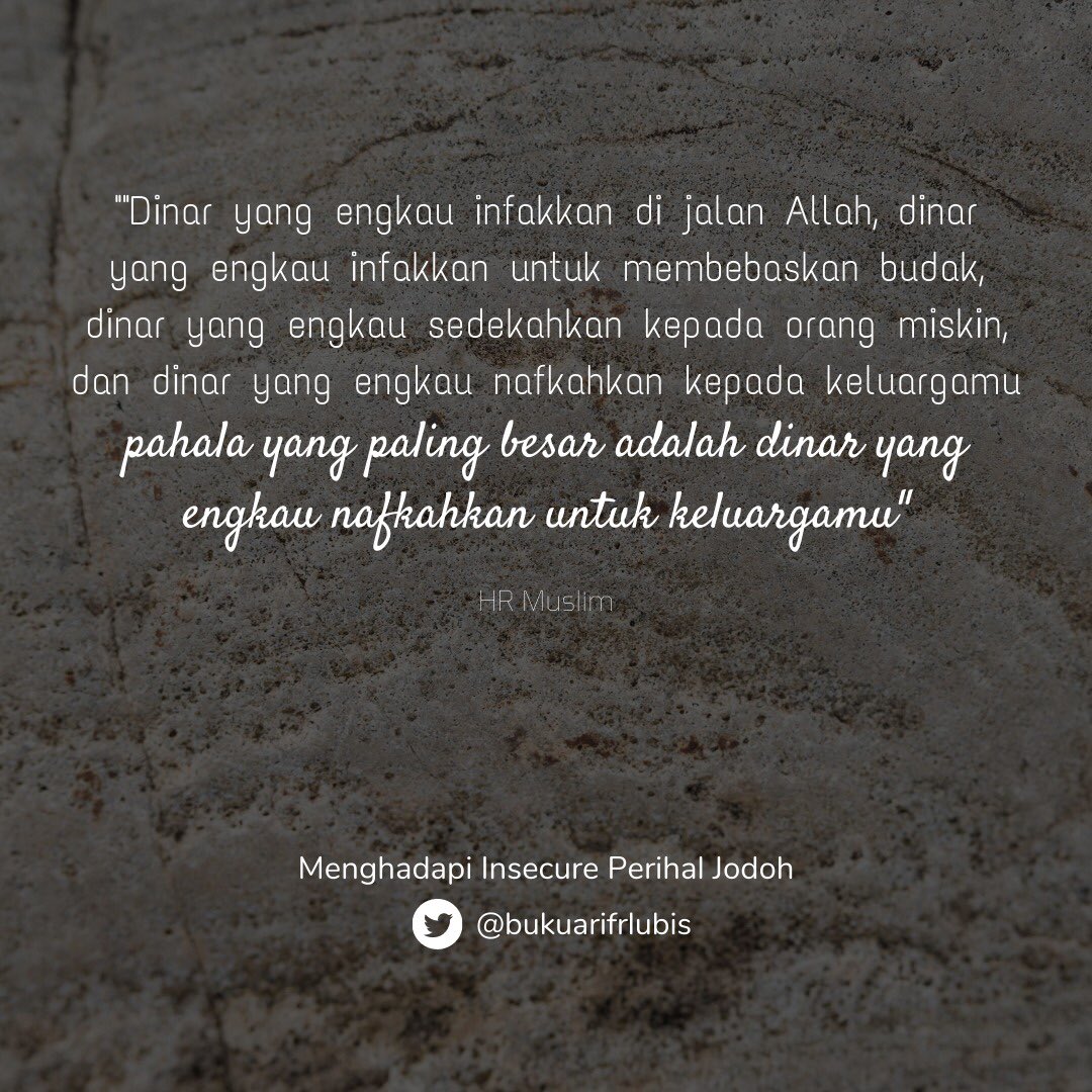 surgabuku's tweet photo. Maa syaa Allah

Bagi para pencari nafkah untuk keluarga, semoga Allah berkahi rezeki nya

Bagi yang belum berkeluarga, semoga Allah segera memberikan jodoh terbaik 😊 https://t.co/mYju3YhU8n