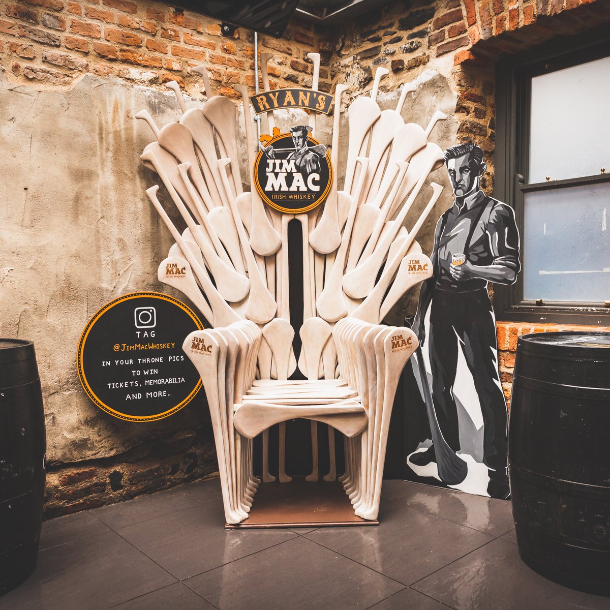 Take your rightful place on the Jim Mac Throne in <a href="/RyansofCamden/">Ryans Camden</a> this St Patrick’s weekend ☘️