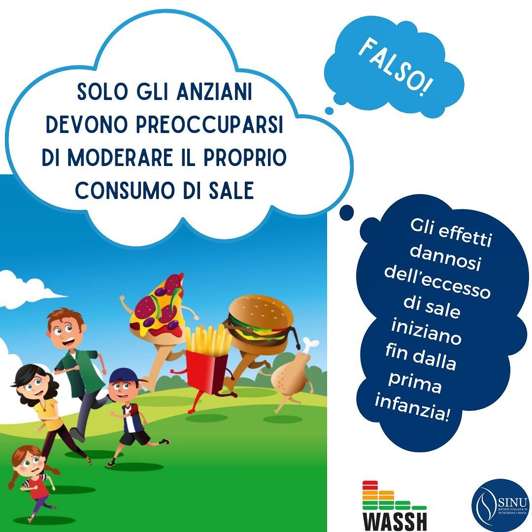 SINU_Italia's tweet photo. 🧂L’abuso di sale fa sì che la pressione arteriosa cominci ad aumentare praticamente dalla nascita. È importante, come raccomanda sempre il pediatra, tenere basso l’uso del sale fin dalla prima infanzia, per orientare il gusto a preferire i cibi poco salati 🔝 #SaltAwarenessWeek https://t.co/CsL0RQ4LrY