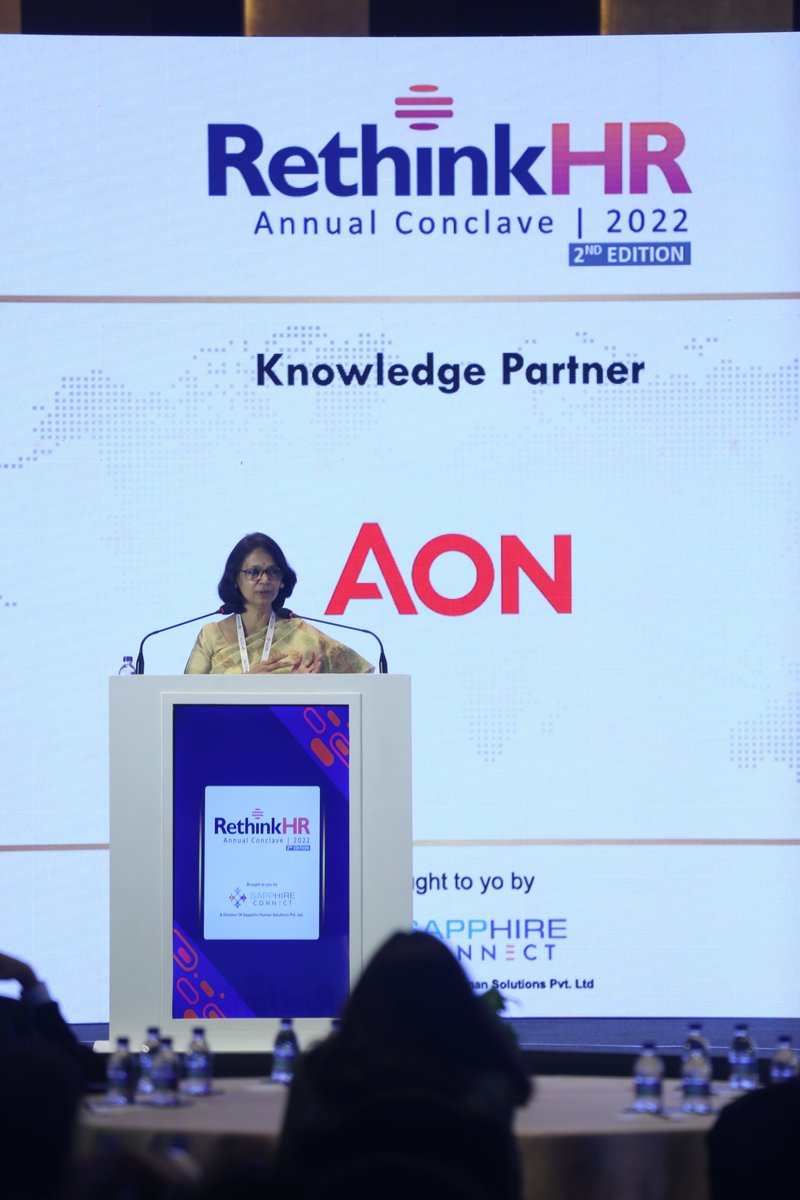 IndiaFirst_Life's tweet photo. "There is nothing right or wrong, it's what works for you!" quoted our MD &amp; CEO, @RMVishakha, while expounding on 'Devising the #FutureofWork through #HRLeaders' at the 2nd Annual #ReThinkHR Conclave 2022. For more #insights, watch: https://t.co/CAvQurXfRF 
#SCRethinkhr #CHRO https://t.co/ebm4fa1g2J