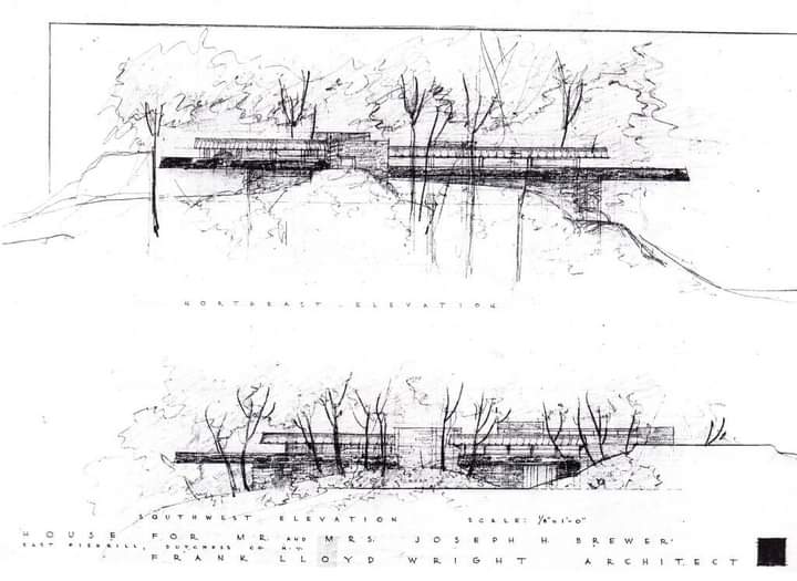 areasvellas's tweet photo. Frank Lloyd Wright...
House for Mr. and Mrs. Joseph H. Brewer, East Fishkill, Dutchess Co., N.Y...1953
#architecture #arquitectura #drawing #plan #section #elevation #sketch #FrankLloydWright #Wright https://t.co/VIqKdfFieS