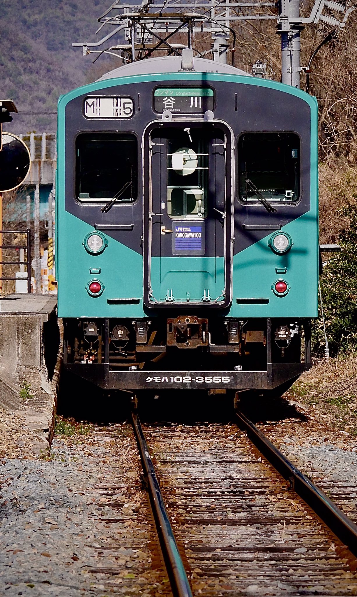 こういち в X: „加古川線で125系代走で103系3550番台が谷川駅