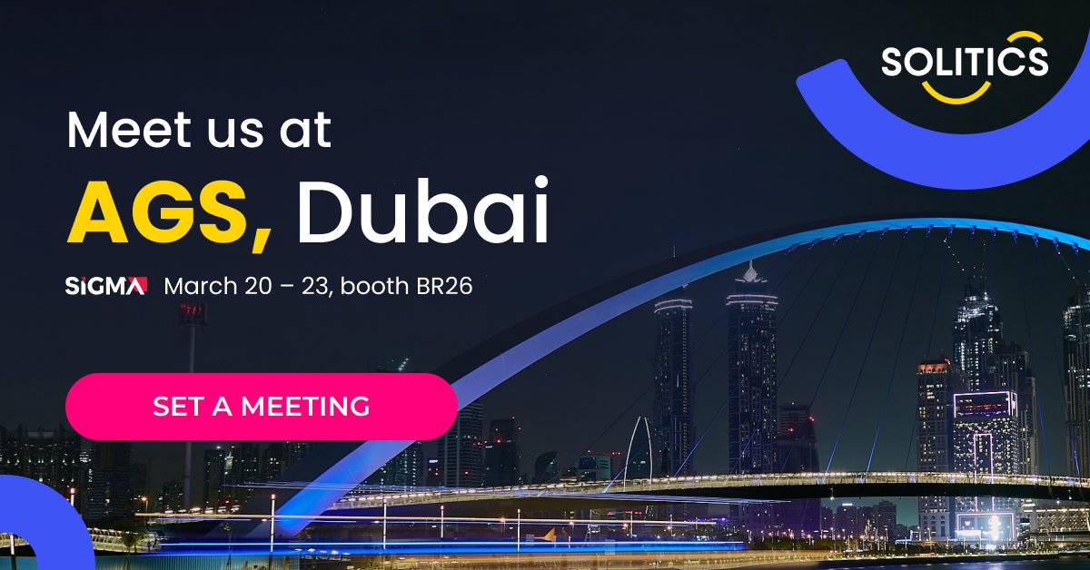 AGS is just around the corner. Our professionals will be there. You can book a meeting and learn how you can get incredible insights from your #data, #customerjourneys and campaign results 💥👉 solitics.com/event/meet-sol…