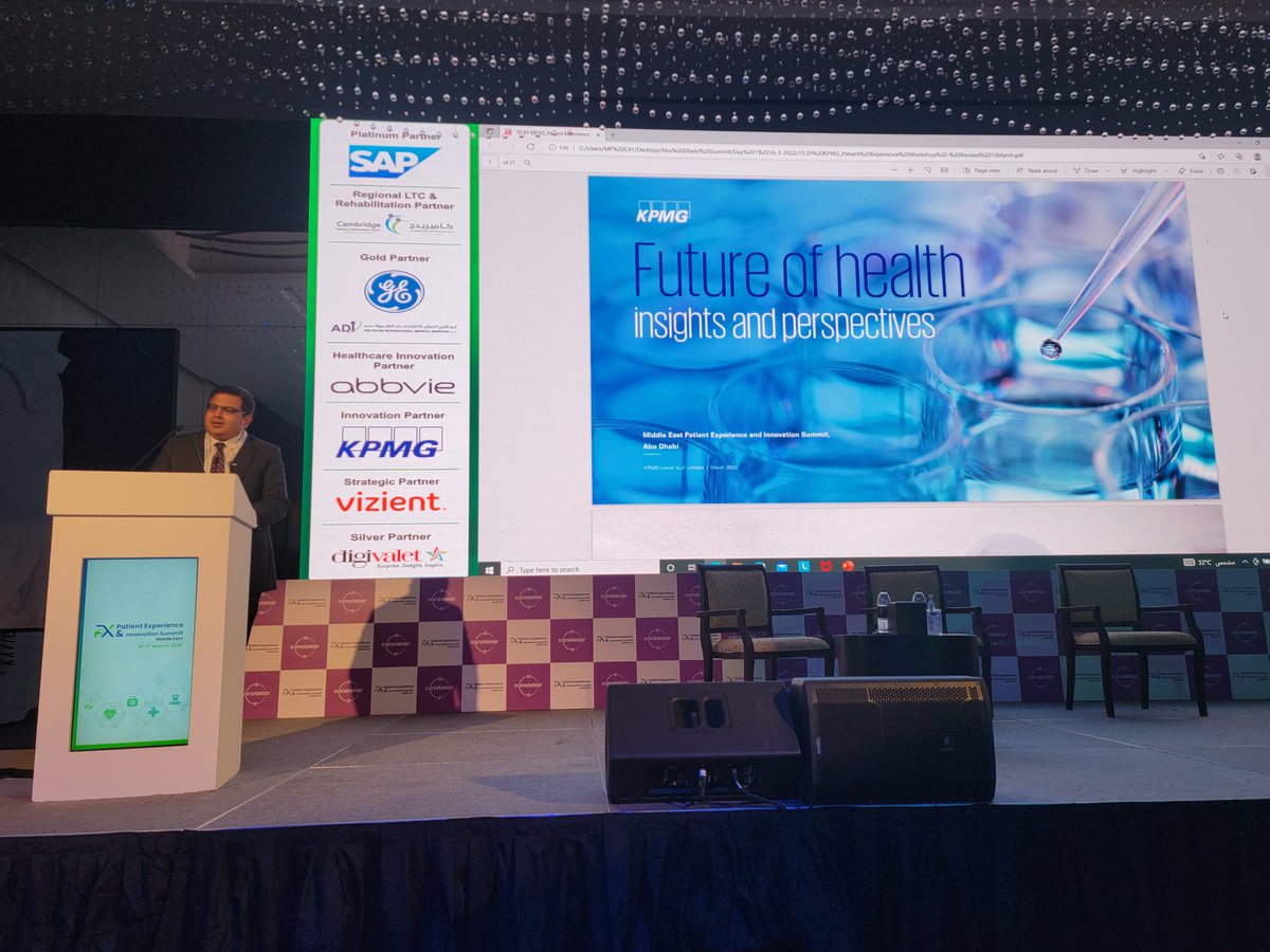cvonraesfeld's tweet photo. "Transformation is clearly being accelerated. It's now not about what we were going to do in the next 10 years. But what can we do now in the next three to five years." Ahmed Faiyaz,
Head-Healthcare
Strategy,
KPMG speaks on future health insights. #HumanCenteredCare https://t.co/krTxggq0IN