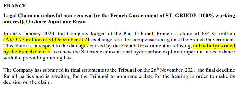cjtj575's tweet photo. $GGX $GGX.ax
$53.77 Million!!!! .... that is what it could be worth for us here...
" unlawfully as ruled by the French Courts "
soon compadres....
drilling to commence soon too...
#Oil #Gas $ESG $AJQ #SuratBasin $QLD #Farmin #Onsure #Gas2Grid #Riverside #MyallBainbilla https://t.co/LqxqqgK7vj