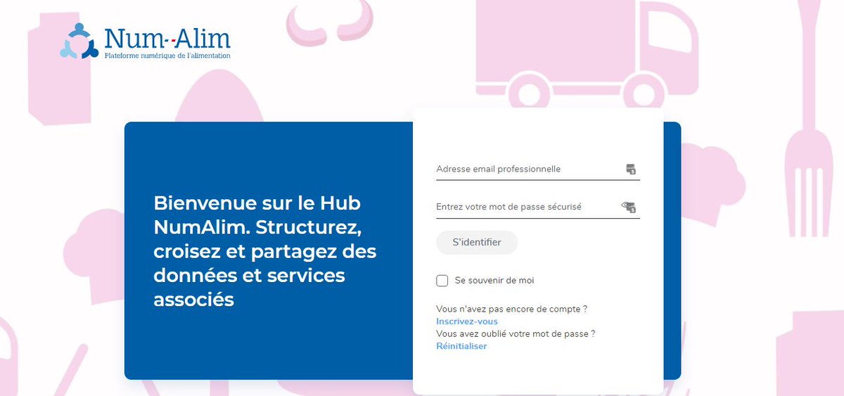 [Nouveau] Hubalim : il est désormais possible d'acheter des données et services sans être abonné NumAlim ! >>bit.ly/3KHyeTH
Comment faire ?
1-Connectez-vous 
2-Trouvez l'offre qui vous correspond 
3-Validez votre achat
4-C'est tout !