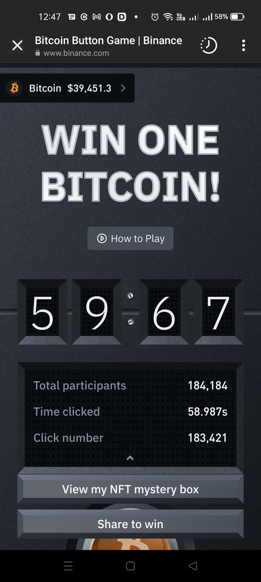 Bitcoin is internet money created on internet. To be technical Bitcoin is Decentralized cryptocurrency built using blockchain technology #BitcoinButton #Binance