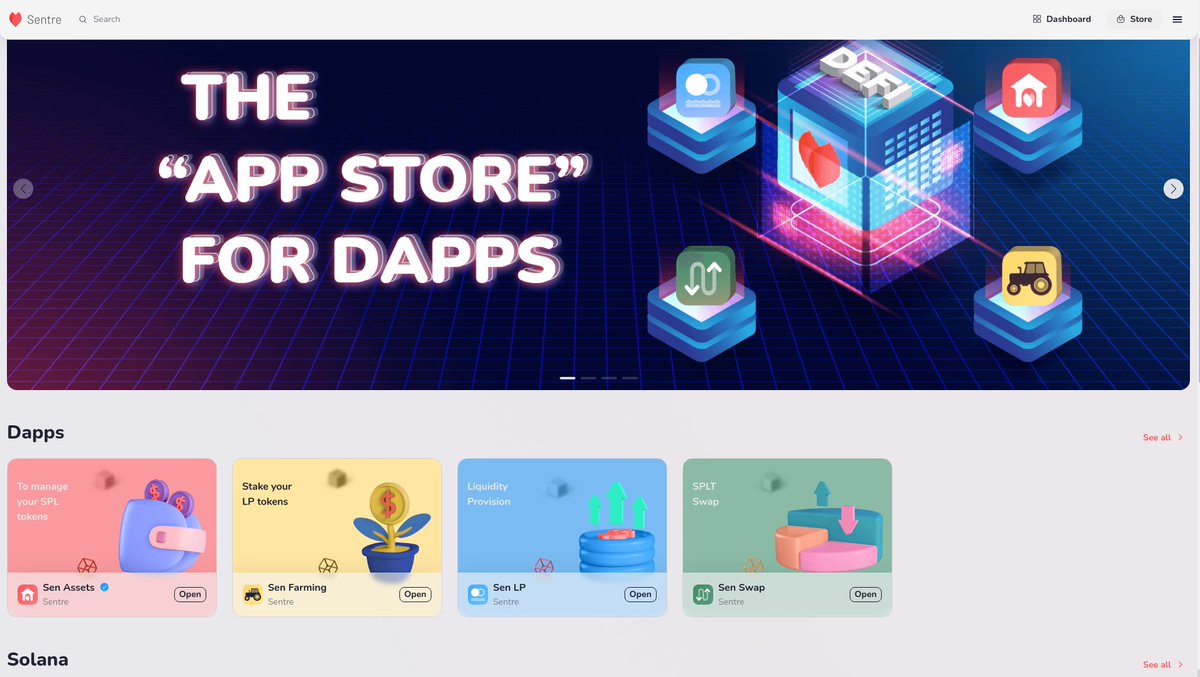 coercer's tweet photo. All menus on #Sentre's #dashboard are #modularized in the form of #dApps. You can customize it by installing only the menus you need from the store. Interesting, isn't it?
site: https://t.co/GLqwP917EF
discord: https://t.co/Gw0z41Jc9I
@SentreProtocol @AndyJungSydney @BonisKYP https://t.co/sHayzBkX0x