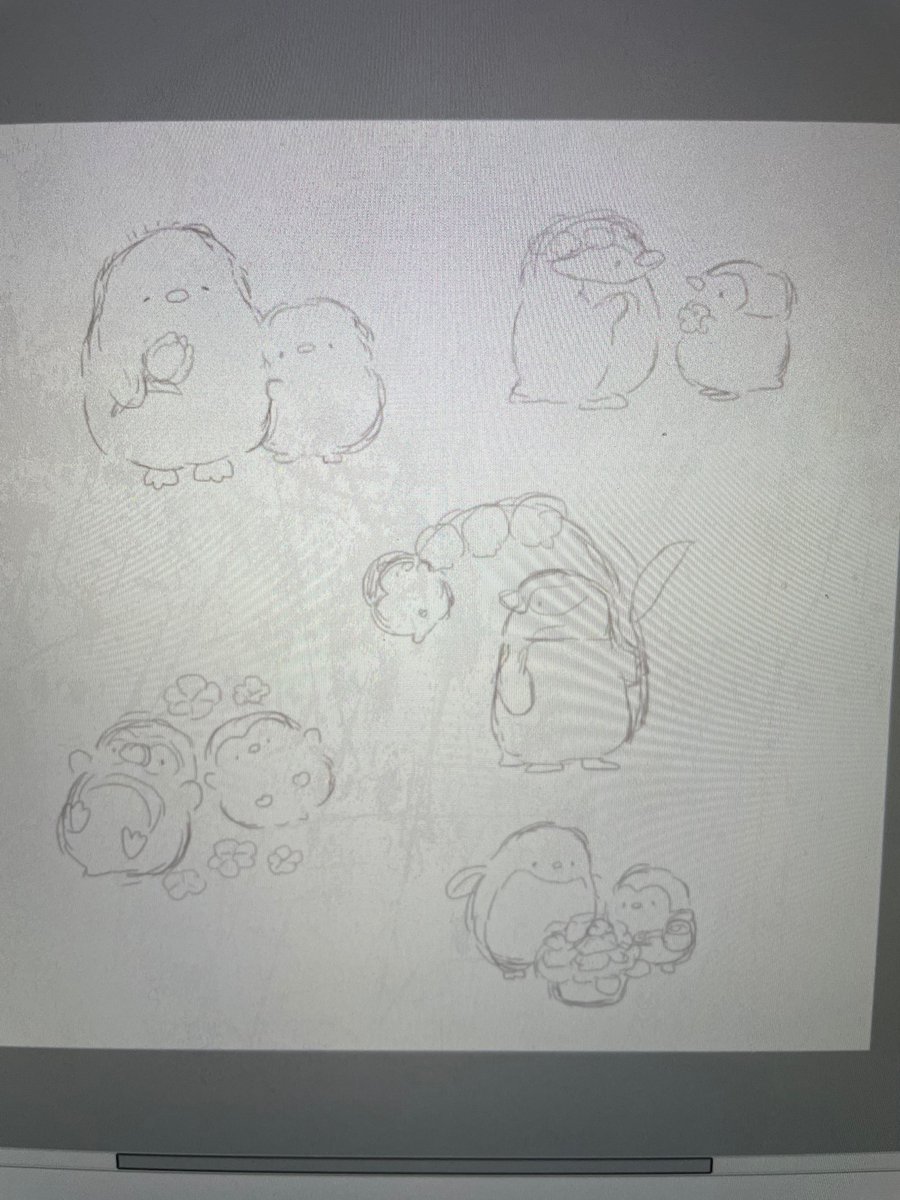 こんなのを描こうかなぁと🤔 